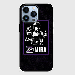 Чехол для iPhone 13 Pro Mira, цвет: 3D-черный
