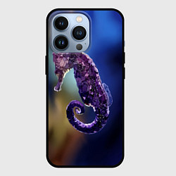 Чехол для iPhone 13 Pro Морской конёк, цвет: 3D-черный