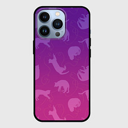 Чехол для iPhone 13 Pro Котятки, цвет: 3D-черный