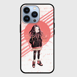 Чехол для iPhone 13 Pro Незуко, цвет: 3D-черный