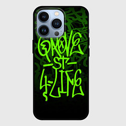 Чехол для iPhone 13 Pro ГТА GTA GROVE STREET 4 LIF, цвет: 3D-черный