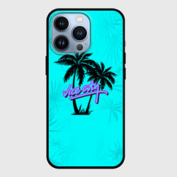 Чехол для iPhone 13 Pro GTA Vice City гавайка, цвет: 3D-черный