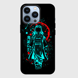 Чехол для iPhone 13 Pro Нэдзуко, Kimetsu no Yaiba, цвет: 3D-черный