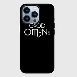 Чехол для iPhone 13 Pro GOOD OMENS БЛАГИЕ ЗНАМЕНИЯ КРЫЛЬЯ, цвет: 3D-черный