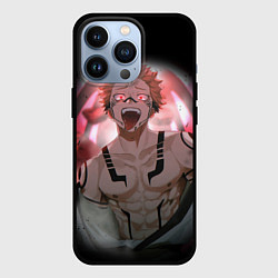 Чехол для iPhone 13 Pro МАГИЧЕСКАЯ БИТВА SUKUNA, цвет: 3D-черный