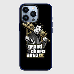 Чехол для iPhone 13 Pro Клод GTA 3, цвет: 3D-тёмно-синий