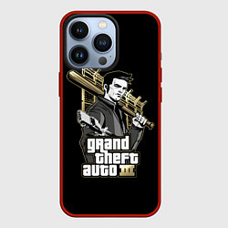 Чехол для iPhone 13 Pro Клод GTA 3, цвет: 3D-красный