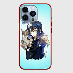 Чехол для iPhone 13 Pro Иноске Хашибира Kimetsu no Yai, цвет: 3D-красный