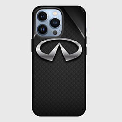 Чехол для iPhone 13 Pro ИНФИНИТИ ТЕХНОЛОГИЧНЫЙ ПАТТЕРН, цвет: 3D-черный