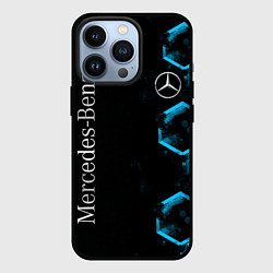 Чехол для iPhone 13 Pro Mercedes Мерседес Неон, цвет: 3D-черный