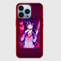 Чехол для iPhone 13 Pro Юри Yuri Юра, цвет: 3D-красный