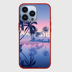 Чехол для iPhone 13 Pro Тихая заводь, цвет: 3D-красный