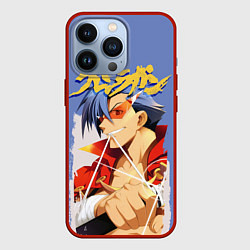 Чехол для iPhone 13 Pro Kamina, цвет: 3D-красный