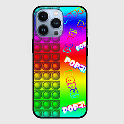 Чехол для iPhone 13 Pro POP it!, цвет: 3D-черный