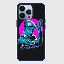 Чехол для iPhone 13 Pro Уличный Ван Дамм, цвет: 3D-тёмно-синий
