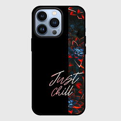 Чехол для iPhone 13 Pro Just Chill, цвет: 3D-черный