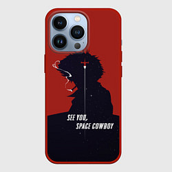 Чехол для iPhone 13 Pro Cowboy Bebop - Spike, цвет: 3D-красный