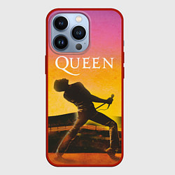 Чехол для iPhone 13 Pro Queen Freddie Mercury Z, цвет: 3D-красный