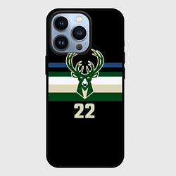 Чехол для iPhone 13 Pro Milwaukee Bucks форма Крис Миддлтон, цвет: 3D-черный