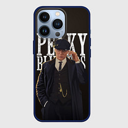 Чехол для iPhone 13 Pro Томас Шелби лидер ОК, цвет: 3D-тёмно-синий