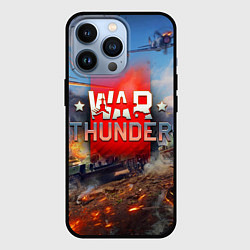 Чехол для iPhone 13 Pro WAR THUNDER ВАР ТАНДЕР, цвет: 3D-черный