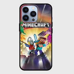 Чехол для iPhone 13 Pro MINECRAFT МАЙНКРАФТ Z, цвет: 3D-черный