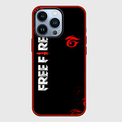 Чехол для iPhone 13 Pro GARENA FREE FIRE, цвет: 3D-красный