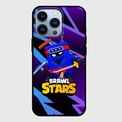 Чехол для iPhone 13 Pro Ash Brawl Stars Эш, цвет: 3D-черный