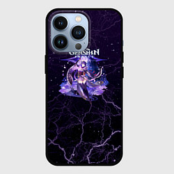 Чехол для iPhone 13 Pro Genshin Impact - Raiden Shogun, цвет: 3D-черный