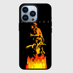 Чехол для iPhone 13 Pro Bonfire ACDC, цвет: 3D-черный