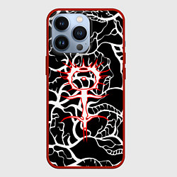 Чехол для iPhone 13 Pro GHOSTEMANE, цвет: 3D-красный