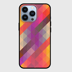 Чехол для iPhone 13 Pro Vivid gradient, цвет: 3D-черный