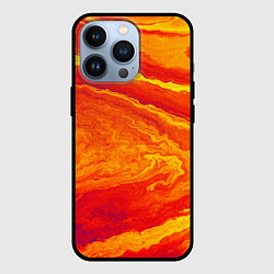 Чехол для iPhone 13 Pro ПЯТНО ЮПИТЕРА ОРАНЖЕВЫЙ ГРАНЖ, цвет: 3D-черный