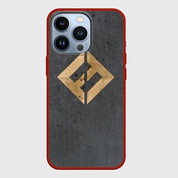 Чехол iPhone 13 Pro Concrete and Gold - Foo Fighters