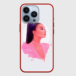 Чехол для iPhone 13 Pro Ариана арт, цвет: 3D-красный