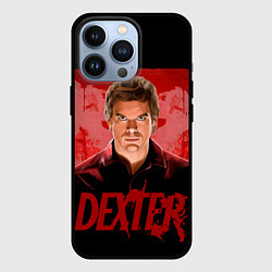 Чехол для iPhone 13 Pro Dexter Декстер портрет постер, цвет: 3D-черный