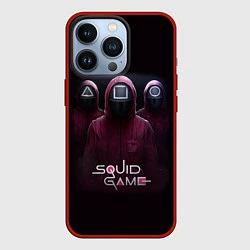 Чехол iPhone 13 Pro SQUID GAME ИГРА В КАЛЬМАРА СОТРУДНИКИ