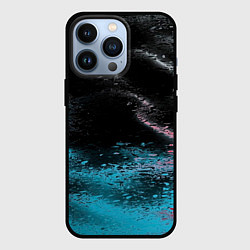 Чехол для iPhone 13 Pro Распад красок, цвет: 3D-черный