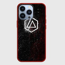 Чехол для iPhone 13 Pro Linkin Park Logo Линкин Парк, цвет: 3D-красный