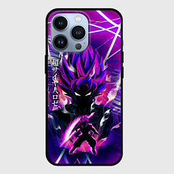 Чехол для iPhone 13 Pro Гоку Блек Anime Dragon Ball Super Saiyan, цвет: 3D-черный