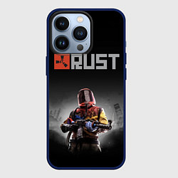 Чехол для iPhone 13 Pro Работяга из Раста, цвет: 3D-тёмно-синий