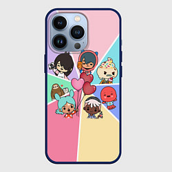 Чехол для iPhone 13 Pro TOCA BOCA WORLD HEROES ТОКА БОКА, цвет: 3D-тёмно-синий