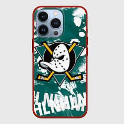 Чехол для iPhone 13 Pro Анахайм Дакс Anaheim Ducks, цвет: 3D-красный