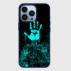 Чехол для iPhone 13 Pro WE KNOW NEON LOGO, цвет: 3D-тёмно-синий