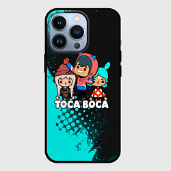 Чехол для iPhone 13 Pro Toca Boca Рита и Леон, цвет: 3D-черный
