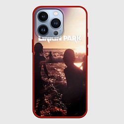 Чехол для iPhone 13 Pro Linkin Park - One More Light, цвет: 3D-красный