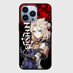 Чехол для iPhone 13 Pro ГЕНШИН ИМПАКТ АЛЬБЕДО GENSHIN IMPACT ALBEDO, цвет: 3D-черный