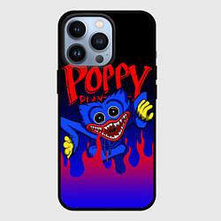 Чехол для iPhone 13 Pro POPPY PLAYTIME ПОППИ ПЛЕЙТАЙМ ХАГГИ ВАГГИ FIRE, цвет: 3D-черный