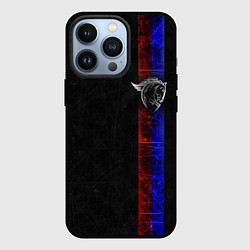 Чехол для iPhone 13 Pro ЦСКА Москва black theme, цвет: 3D-черный