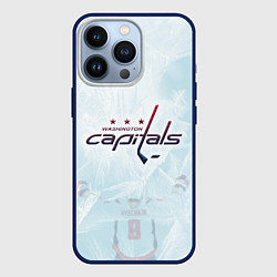 Чехол для iPhone 13 Pro Washington Capitals Ovi8 Ice theme, цвет: 3D-тёмно-синий